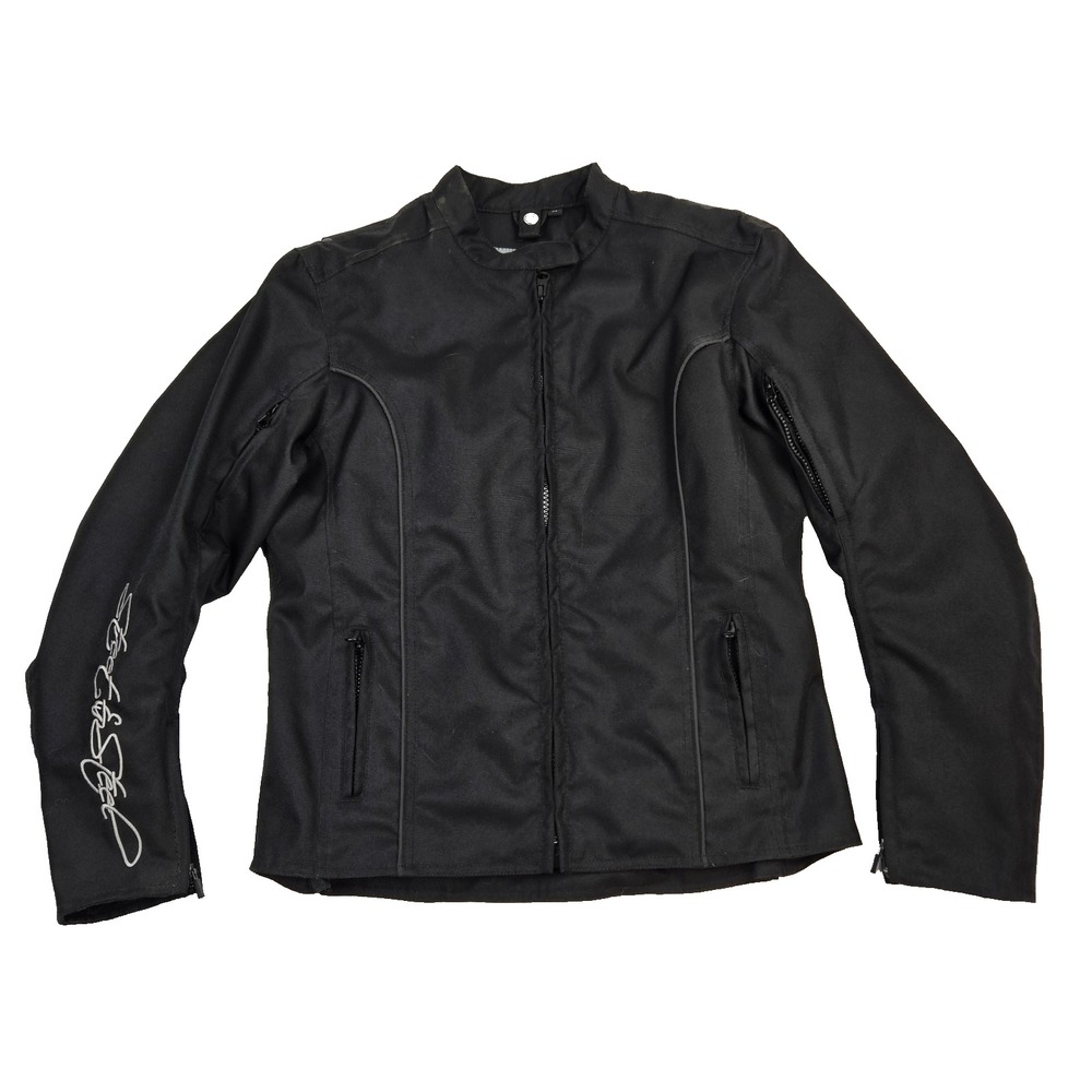 Street & Steel Motorcycle‎ Bike Jacket Womens M Black All Weather Zip